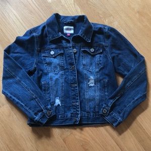 YMI love Jeans distressed Jean jacket.